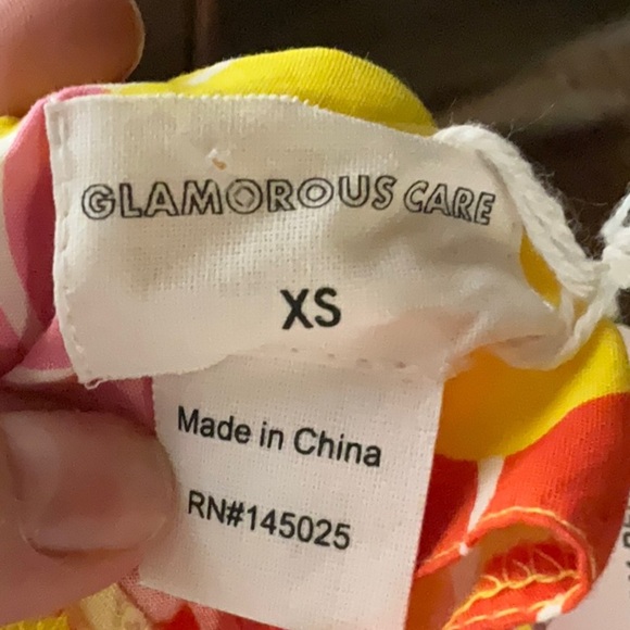 Dolls Kill Glamorous Care flower power vintage vibes halter dress XS - Picture 4 of 6